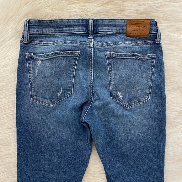 Lucky Brand Distressed Raw Hem Lolita Skinny Jeans - Picture 9 of 12